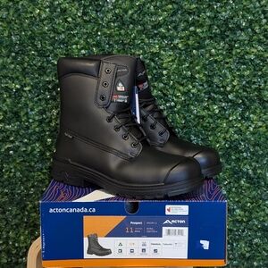 Acton Prospect Work Boots, Black Size 11 Mens